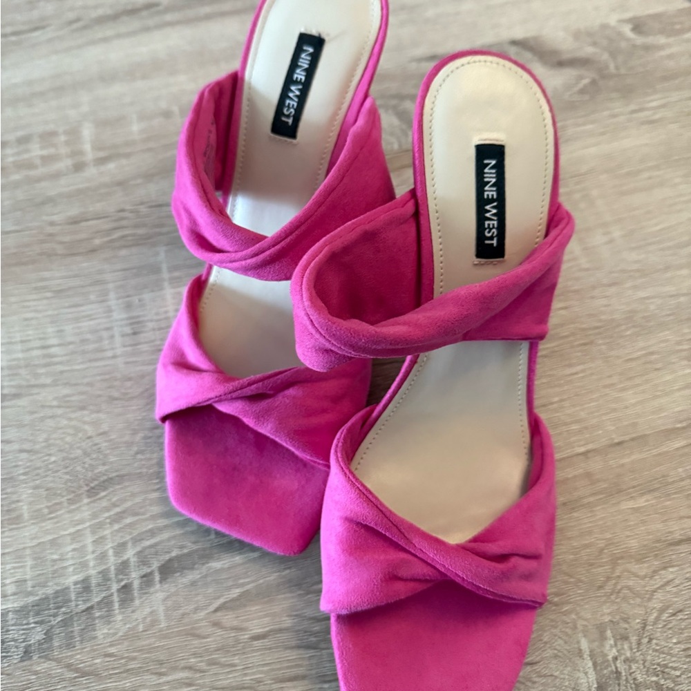 Nine West Pink Women's Shoes - Picture 4 of 5